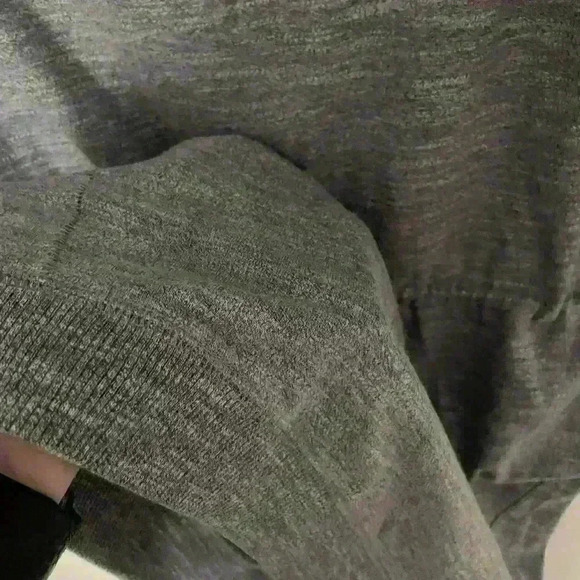 Rag & Bone Sibella Grey Knit Open Back Dress Size Large Tie Waist - Picture 9 of 9